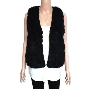 Madewell Faux Fur Vest Womens Small